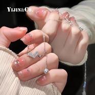 憶瑾S925純銀珍珠項鏈愛(ài)心心形吊墜女小眾設計甜美簡(jiǎn)約鎖骨情人節禮物 【精美禮盒】愛(ài)心項鏈