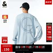 杰克·瓊斯（JACK&JONES）秋冬新款男士個性織花設(shè)計圓領(lǐng)圖案針織衫毛衣打底衫上衣衣服男裝 C42淺藍(lán)色 M 175