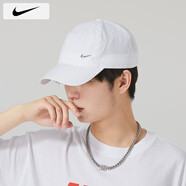 耐克（NIKE）帽子男 2025秋季新款運動(dòng)帽潮流女士棒球帽快干遮陽(yáng)帽透氣鴨舌帽 FB5372-100 L/XL