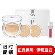 后（The history of whoo） Whoo氣墊BB遮瑕提亮膚色 天氣丹隔離霜控油持久定妝 雪美白水分光氣墊#21 一正2替