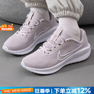 耐克（NIKE）官方運動鞋女鞋25夏新款DOWNSHIFTER 13輕便透氣休閑鞋緩震跑步鞋 【銀灰紫】回游者13/曬圖返10 36