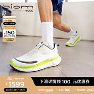 愛(ài)步（ECCO）BIOM 2.2跑步男鞋 運(yùn)動(dòng)鞋男透氣訓(xùn)練輕量暢跑明星同款 健步830754 白色/青檸色83075458244 39 （尺碼偏大）
