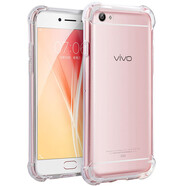 索聚適用vivo x7/x7plus手機殼四角防摔透明軟殼男手機套全包邊防摔殼后蓋保護殼潮殼 VIVO X7 【透明色】