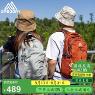 GREGORY格里高利NANO蜂鳥(niǎo)登山包徒步背包通勤輕便沖頂包雙肩包-18L銀綠色
