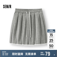 森馬（Semir）半身裙女蕾絲花邊百褶裙溫柔俏皮2025夏季松緊腰短裙107425120005