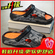 胖東來(lái)【央媽推薦】椰子涼鞋男士夏季外穿防滑防臭拖鞋運(yùn)動(dòng)踩屎感開(kāi)車(chē)兩用海邊沙灘鞋 黑色升級(jí)款 單層 43 現(xiàn)貨速發(fā)