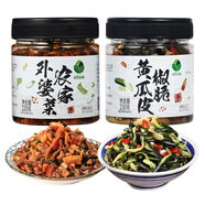 田野故事 重辣外婆菜220g黃瓜皮230g 雙拼爆辣鮮香脆下飯停不下來