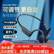 創(chuàng)新（Creative）Outlier Free+防水骨傳導(dǎo)耳機(jī)藍(lán)牙運(yùn)動(dòng)型跑步無線掛耳式5.3 黑色