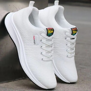 喬丹格蘭夏季網(wǎng)面透氣男鞋子男士運動(dòng)鞋薄款防臭網(wǎng)鞋男休閑百搭潮流 D22白色 42