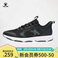 卡爾美（KELME）運(yùn)動(dòng)鞋男夏季透氣網(wǎng)面休閑鞋戶(hù)外輕便跑步鞋 黑色 39