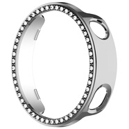 watchbond適用小米手表Watch S4保護(hù)殼女款41mm鏤空鑲鉆保護(hù)殼保護(hù)套智能運(yùn)動(dòng)手表s4手表流沙金屏幕保護(hù)配件 電鍍銀-單排鉆【PC半包鏤空硬殼】精準(zhǔn)開(kāi)孔 適用小米Watch S4 (41