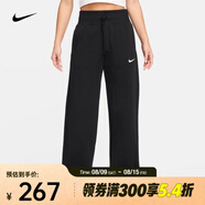 耐克（NIKE）女子加絨高腰闊腿運(yùn)動褲 SPORTSWEAR PHOENIX FLEECE DQ5616-010 M