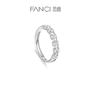 范琦（Fanci）為愛加冕對戒情侶銀戒指男女活口七夕情人節(jié)禮物送女友 女戒開口款單只 閃電發(fā)貨