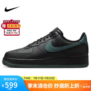 耐克NIKE緩震板鞋男空軍一號 AIR FORCE 1 運動鞋 FJ4146-001黑綠42