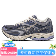 美津濃（MIZUNO）WaveOrion復(fù)古低幫跑步鞋男女深灰藍(lán) 深灰藍(lán) 36