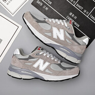 GEBBAS【990v3 聯(lián)名款】百搭休閑運動(dòng)鞋男經(jīng)典跑步鞋女翻毛皮990v 元祖灰 990 36