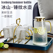 青蘋果（QINGPINGGUO）冷水壺玻璃耐高溫家用大容量涼水杯泡茶壺套裝耐熱防摔扎壺開水瓶