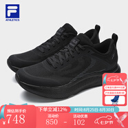斐樂（FILA）官方男鞋NUVOLE JOG路跑鞋2025夏柔云健步鞋運(yùn)動鞋 駿馬黑-BB 40