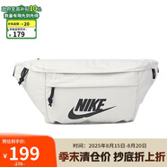 耐克NIKE 王一博同款 中性腰包  休閑包 BA5751-072淺骨色大號