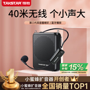 得勝（TAKSTAR）E300mini 無(wú)線小蜜蜂擴(kuò)音器教師專用 藍(lán)牙戶外導(dǎo)游喇叭講解員講課音箱 黑色