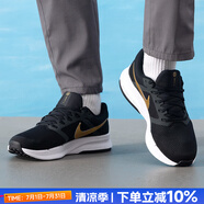 耐克（NIKE）官方 男鞋 25夏新款舒適透氣網(wǎng)面鞋運(yùn)動(dòng)休閑鞋輕盈減震跑步鞋子男 SWIFT 3/飛線科技/黑金 42.5 內(nèi)長270mm