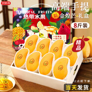 京地達海南金煌芒 凈重8斤單果300g 大芒果禮盒水果源頭直發(fā)包郵