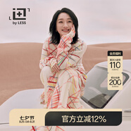 LESS周迅同款設計感馬海毛針織衫女蠟筆畫(huà)套頭衫2N9312780 912/多彩色系印花 S