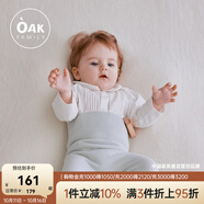 OAK FAMILY毛衣嬰兒外套套裝寶寶春裝連帽上衣男女兒童開(kāi)衫針織 【護(hù)肚褲】淺灰綠 高腰護(hù)肚 90 cm （適合身高80-90）cm1-2歲