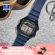 卡西歐（CASIO） 男表女表卡西歐手表男女情侶表學(xué)生時尚運動表太陽能雙顯電子表 WS-1600H-2AVPF宇宙藍(lán) 10年電量