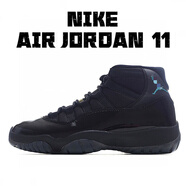 【莆田純原版本】耐克(Nike) aj11大魔王籃球鞋喬11滿天星男女百搭休閑低幫跑步運動鞋清洗保養(yǎng) 高幫-伽馬藍 38