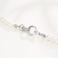 KZD老鳳凰999純銀扣頭雙開(kāi)扣鑲鉆diy配件項鏈接頭吊墜扣連接馬年禮物 滿(mǎn)鉆萬(wàn)能扣白金色