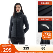 安踏氫羽絨丨0感輕薄羽絨服女冬季防潑水保暖修身外套上衣162447902 基礎(chǔ)黑-4 2XL