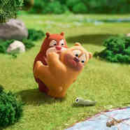 熊出沒(méi)盲盒的我們潮玩手辦熊大熊二植絨公仔兒童玩具禮物 啊怕蟲(chóng)蟲(chóng)[拆盒不拆袋]