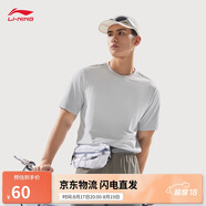 李寧短袖T恤男子2025春夏新款健身圓領(lǐng)運動(dòng)上衣ATSV509
