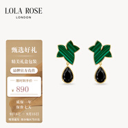 LOLA ROSE羅拉玫瑰常青藤耳釘女耳環(huán)耳飾節(jié)日禮物生日禮物女節(jié)日禮物