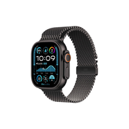 Apple/蘋果 Watch Ultra 2 智能手表蜂窩款49 毫米黑色鈦金屬表殼黑色鈦金屬米蘭尼斯表帶M MXDU3CH/B