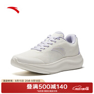 安踏（ANTA）星空丨女跑鞋 象牙白/薄霧淺紫-1 35.5 (女5)