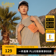 卡賓【涼感】冰絲短袖T恤男夏簡(jiǎn)約圓領(lǐng)體恤休閑純色百搭冰感上衣 淺花灰26 2XL 185 54