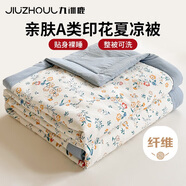 九洲鹿A類抗菌纖維空調(diào)被春秋可機(jī)洗夏涼被子150x200cm 西野暮色