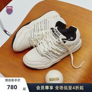 蓋世威（K·SWISS）【秀場(chǎng)同款】運(yùn)動(dòng)鞋男女情侶鞋復(fù)古真皮低幫板鞋Si-18滿貫鞋8381 9218-102大白熊 男女同款 41