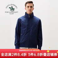 圣大保羅男裝2025春秋新品防潑水合身版型商務休閑運動立領夾克單外套男 藏青色PS19WJ010M M 165/84B(48)