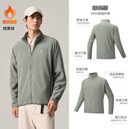 安踏【Z哥同款】火殼抓絨衣丨大地之殼3.0冬季男子內膽搖粒絨立領(lǐng)外套