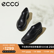 愛(ài)步（ECCO）牛津鞋男鞋 男士皮鞋牛皮休閑皮鞋七夕禮物 都市奧斯陸550284 黑色55028401001 43