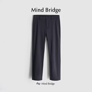 MIndBridge【浮世繪】高彈力垂感商務(wù)休閑直筒西裝褲男修身 藍色_高彈，垂感抗皺 31