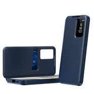三星（SAMSUNG）【品質(zhì)原裝】適用三星S25Ultra手機(jī)殼GalaxyS23+智能視窗翻蓋殼s2 寶藍(lán) 三星Galaxy_S25_Ultra