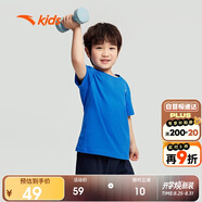 安踏兒童純棉短袖T恤夏裝冰爽運動T男女童跑步上衣A372427101