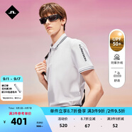 金林德伯格（J.Lindeberg）商場(chǎng)同款GOLF秋季新款男士防曬翻領(lǐng)T恤短袖商務(wù)POLO衫52513Z018 N35白色 2XL