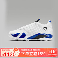 耐克男鞋Air Jordan 14 G Golf白藍AJ14高爾夫球鞋 HJ7710-101 42