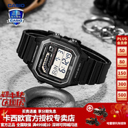 卡西歐（CASIO） 男表女表卡西歐手表男女情侶表學(xué)生時(shí)尚運(yùn)動(dòng)表太陽(yáng)能雙顯電子表 WS-1600H-1AVPF大師黑 10年電量