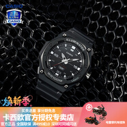 卡西歐（CASIO） 男表女表卡西歐手表男女情侶表學(xué)生時(shí)尚運動(dòng)表太陽(yáng)能雙顯電子表 MW-620H-1AVDF劍客-復古黑 新一代